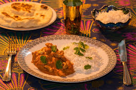 Butter Chicken Poulet Au Beurre Et Pain Naan
