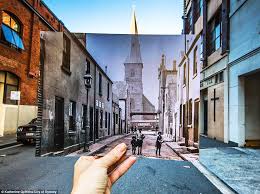 Over 200 million years ago, the logs washed into an ancient river system and were buried quick enough and deep enough by massive amounts of sediment and debris also carried in the water. Sydney S Martin Place And George Street Landmarks Captured In Archive Photos Daily Mail Online