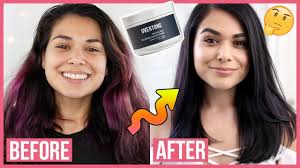 Brow dyes are available in several shades. Unexpected Hair Transformation Overtone Hair Color Rich Black Review Youtube
