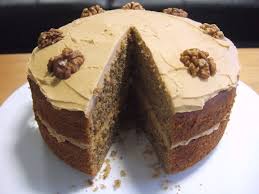 Nigella S Coffee And Walnut Cake Gf Coffee And Walnut Cake Cake Walnut Cake