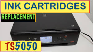 It likewise has pixma cloud link, allowing you to straight. Canon Pixma Ts5050 Ink Replacement Youtube