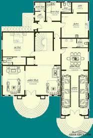 خرائط الفيلا Sh 05 غرف نوم 5 طابقين سكن Square House Plans House Plans Mansion Home Design Plans