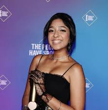 She is famous for her role as devi in the netflix series never have i ever. Maitreyi Ramakrishnan Poses Backstage At People S Choice Awards Never Have I Ever Won For Comedy Series Special Look