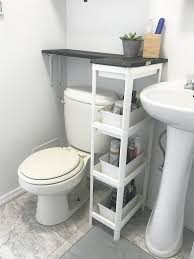 Diy Space Saving Solution For Your Bathroom With No Counter Space Small Bathroom Diy Space Saving Bathroom Design