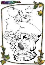 Herbst Ausmalbilder Herbstmotiv Herbstlaub Tiere Babyduda Malbuch