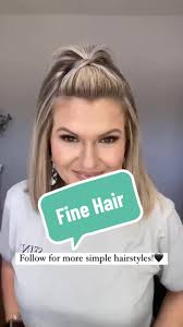 Easy Updo Hairstyles for Fine and Thin Hair