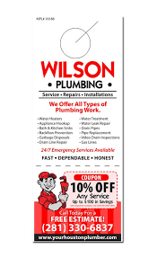 Plumbing Door Hanger Samples Plumbing Leak Repair Types Of Plumbing