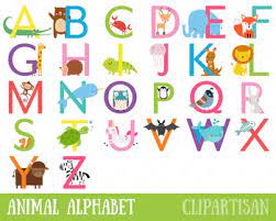 These are perfectly fun and . Animal Alphabet Clip Art A To Z Printable By Clipartisan Tpt