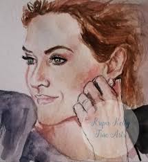 Portrait of my favorite Instructor Margariet Aasman. She was the muse for  my class with #katehiggins #sktchy Watercolor, Ink, and Pastel Pencil