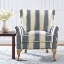 Wilshire Ivory Fabric Tufted Bedroom Entryway Bench Striped Chair Blue Accent Chairs Dorel Living