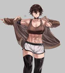 Muscle Girl (Hunyan) [Original] | Muscle girls, Muscular women, Female  character design