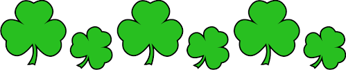 The png file includes a transparent background. Shamrock Border Clip Art Cliparting Com