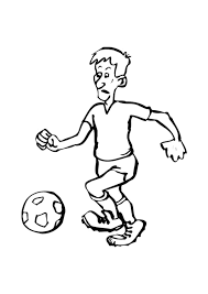 Kontakt mellan hand och boll är inte tillåten, undantaget målvakten vars uppgift är att skydda målet och som får använda händerna inom straffområdet framför eget mål samt vid inkast när spelare får kasta in en boll som åkt. Malarbild Fotboll Skriv Ut Gratis Bilder Bild 9701