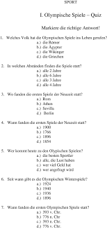 Gratis kinderquiz zum ausdrucken für kinder ab 8 jahre ~ kinderquiz mit antwort zum ausdrucken kinder ab 8 jahre diese quizfragen sind ideal für alle die gerne ihr allgemeinwissen testen möchten. I Olympische Spiele Quiz Pdf Kostenfreier Download