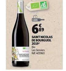 Son travail produit des vins à la fois très structurés, un peu rondouillard mais sans le côté asséchant et tannique de nombre de ces confrères de saint nicolas. Offre Saint Nicolas De Bourgueil 2019 Bio Les Graviers Chez Auchan Direct