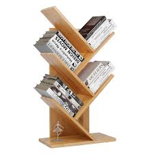 I mean, how hard can it be to arrange a bookshelf? Tree Desktop Bookshelf Desk Bookcase Display Book Rack 4 Tier Tree Bamboo Shaped Counter Top Bookcase Organizer Table Storage Adjustable Freestanding For Home Office Living Room Buy Online In Colombia At Desertcart Co