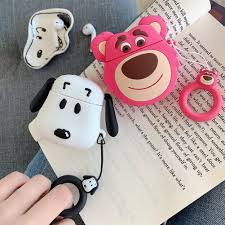 Compact cd spieler kind, boombox oder doch eine alternative? Buy Cute Strawberry Bear Snoopy Airpods Case Cartoon Silicone Apple Wireless Bluetooth Headset Airpods1 2 Airpod Case Earphone Case Cute Phone Cases