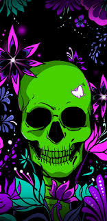 Green And Purple Skull 1080x2220 Download Hd Wallpaper Wallpapertip Welcome to 4kwallpaper.wiki here you can find the best purple skull wallpapers uploaded by our community. green and purple skull 1080x2220