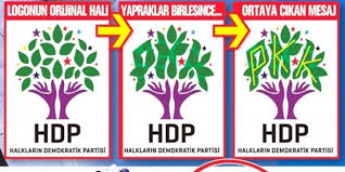 Erdoğan, hdp ile pkk ilişkisini değerlendirirken, hdp eşittir pkk, eşittir ypg, eşittir pyd. Takvim Den Kacmadi Hdp Yi Logosundan Yakaladi
