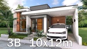 Modern Home Plan 10x12m With 3 Bedrooms Youtube