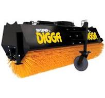 Skid Steer Angle Broom | Digga