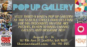Make social videos in an instant: Third Wall Pop Up Gallery At The Annual Seattle Street Food Festival Thirdandwall