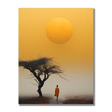 Tablou Canvas- The Unknown Road – The Print Studio