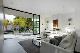 Browse modern swimming pool designs to get inspiration for your own backyard oasis. Contemporary Home With Pool Has Black And White Interior