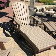 This poly lumber chaise lounge is the perfect addition to your poolside furniture collection. Outdoor Furniture Made From Recycled Plastics Fine Edge Landscape Design