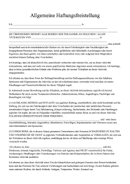 Atemberaubend verzichtserklärung erbe vorlage sie kennen müssen. Kostenloses Haftungsfreistellungsformular Laden Sie Das Haftungsformular Als Pdf Herunter