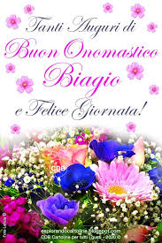 Cartolina Tanti Auguri Di Buon Onomastico Biagio E Felice Giornata Auguri Anche A Biagina Buon Onomastico Onomastico Auguri Di Buon Compleanno