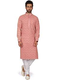 Embroidery kurta design 2019 for men's hello friends welcome to my channel (fashion top useful men's shalwar kameez | kurta designs collection hand embroidery welcome to bin muslim fabric. Pink Chikankari Embroidered Kurta Churidar Set 343mw02