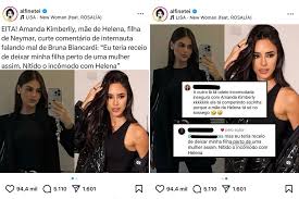 Antes de desabafo de Bruna Biancardi, Amanda Kimberlly já havia se  pronunciado sobre relação com Neymar | TV & Famosos | gshow