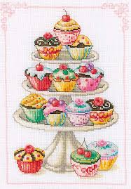 Vervaco Cupcake Anyone Counted Cross Stitch Kit Multi