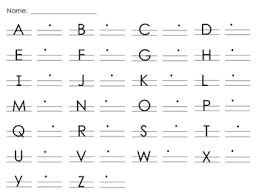 If your child loves interacting. Handwriting Without Tears Style Alphabet Printing Practice Tpt