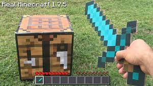 A diamond sword deals 7 damage, but a diamond axe deals 9 damage. Real Life Minecraft How To Make A Diamond Sword Youtube