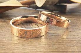 Handmade Your Drawings Ring Unique Wedding Band Rose Gold Etsy Titanium Wedding Ring Sets Titanium Wedding Rings Anniversary Ring Set