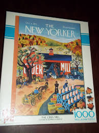 The jigsaw puzzle swap exchange is the largest international group of puzzle enthusiasts who actively trade puzzles with each other, worldwide. The New Yorker Jigsaw Puzzle The Cider Mill 1000 Pieces Ilonka Karasz Jigsaw Puzzles Piecings Cider