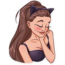 Publish your own telegram stickers and let the others enjoy. Telegram Sticker 17 From Collection Ariana Grande