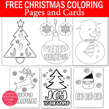 Printable colouring cards for kids to colour for all the major holidays and special occasions like these pretty doodly colouring cards are in the mindfulness style of colouring page, so are. Free Christmas Coloring Pages And Christmas Coloring Cards Holiday Coloring