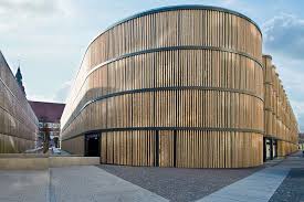 Guadua Bamboo Carpark Building At The Leipzig Zoo Germany Arquitetura E Urbanismo Parque De Estacionamento Arquitetura