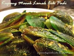 Kupang Masak Lemak Cili Api Resepi Kupang Masak Lemak Cili Api Dengan Daun Kunyit Yang Sedap