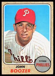 John Boozer 1968 Topps #173 VG/EX NO CREASE