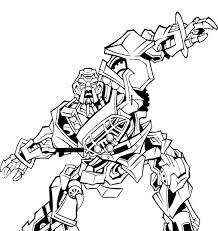 Steeljaw, new leader of the decepticons. Transformers Coloring Pages 360coloringpages