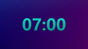 Press the stop button and alarm will stop. 7 Minute Timer Countdown With Sound Alarm Video Dailymotion