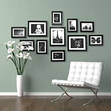 Ppd Set Of Frames For Wall Wall Frames Set 11 Frames With Picture Mounts 135x70cm Frame Width 2cm Black Home Decor By Paper Plane Design Amazon In Home Kitchen