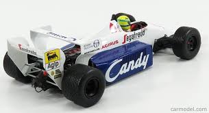 German driver stefan bellof waits in his tyrrell ahead of the 1984 monaco gp. Minichamps 540841819 Masstab 1 18 Toleman F1 Hart Tg184 N 19 Monaco Gp 1984 Rain Wheels Ayrton Senna White Blue
