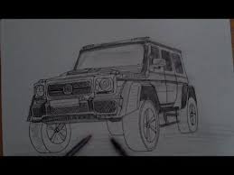 Mercedes G Class 500 4x4 Brabus G Klasse Mercedes Zeichnung