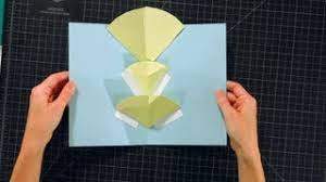 In this lesson we will make an asymmetrical v pivot. How To Make A V Fold Pop Up Cards Youtube