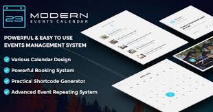 Modern Events Calendar Responsive Event Scheduler Booking For Wordpress Codeholder Net Event Calendar Event Management System Event Management